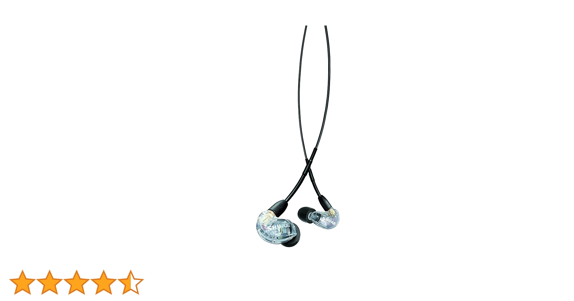 【美品】Shure SE215 クリア SE215-CL-UNI-A Amazon.co.jp: SHURE カナル型 イヤホン リモコン・マイク付き